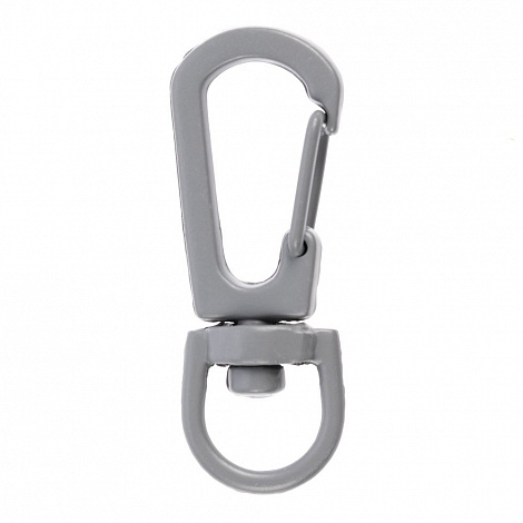 Застежка-карабин Snap Hook, S, серая
